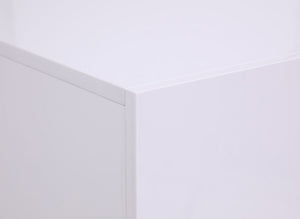Modrest Token - Modern Glossy White & Stainless Steel Chest