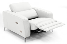Load image into Gallery viewer, Coronelli Collezioni Turin - Italian White Leather Recliner Chair
