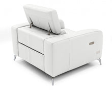 Load image into Gallery viewer, Coronelli Collezioni Turin - Italian White Leather Recliner Chair
