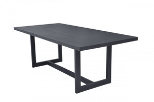 Renava Wake - Modern Dark Charcoal Outdoor Dining Table