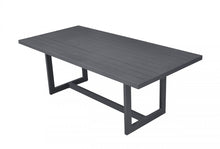 Load image into Gallery viewer, Renava Wake - Modern Dark Charcoal Outdoor Dining Table

