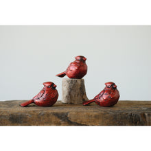 Load image into Gallery viewer, Ceramic Cardinal Figurine, Red
