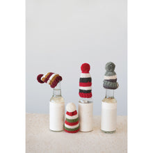 Load image into Gallery viewer, Knitted Cap Hat Bottle Topper
