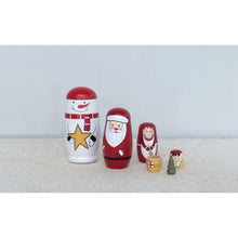 Load image into Gallery viewer, Holiday Icon Nesting Dolls, (Set of 5)
