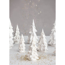 Load image into Gallery viewer, Large Reactive Glaze Stoneware Tree, White

