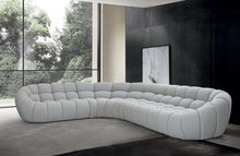 Load image into Gallery viewer, Divani Casa Yolonda - Modern Light Grey Curved Sectional Sofa
